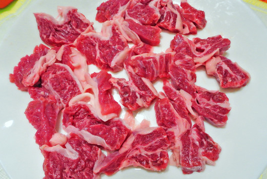 牛腩素材 生牛肉 牛肉块