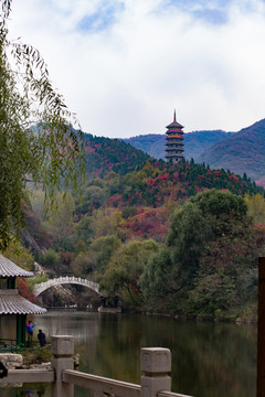 红叶谷景色