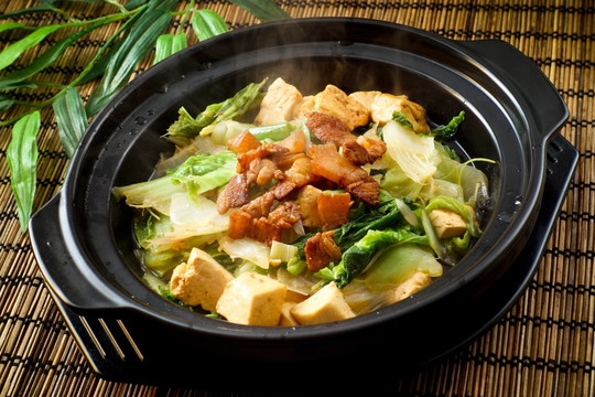 猪肉白菜炖豆腐