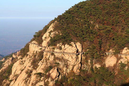 山东临沂龟蒙蒙山景区风光