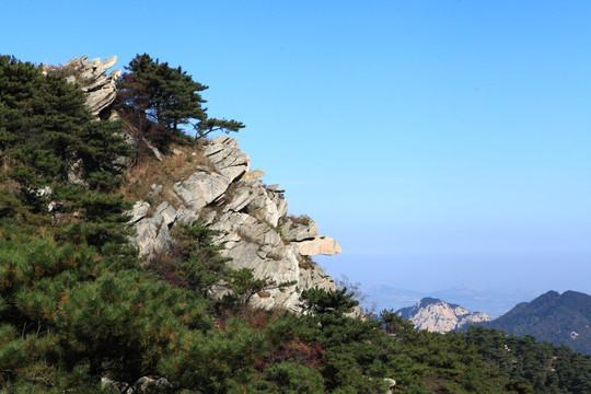 山东临沂龟蒙蒙山景区风光