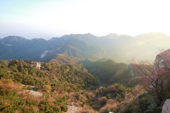 山东临沂龟蒙蒙山景区风光