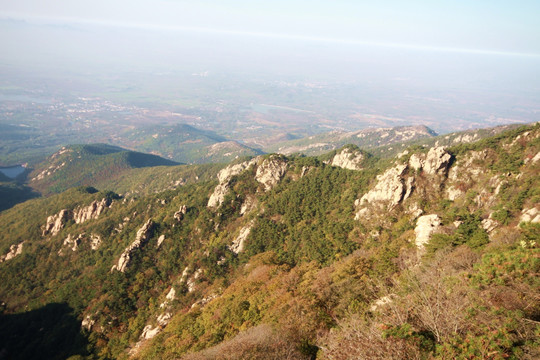 山东临沂龟蒙蒙山景区风光