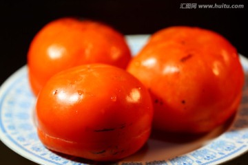 熟透的柿子