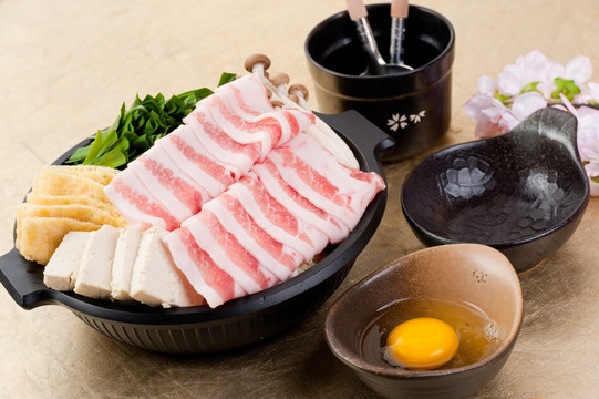 寿喜烧 日式猪肉火锅
