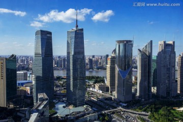 上海陆家嘴繁华建筑