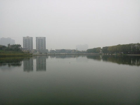 城市倒影