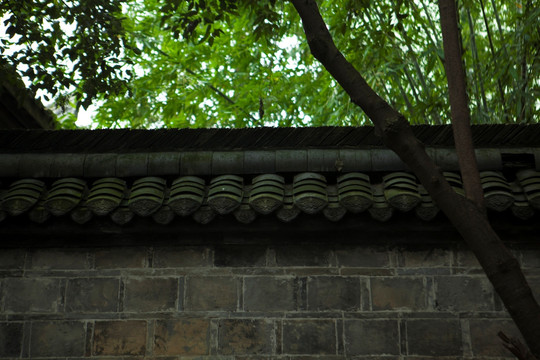 传统建筑 墙壁
