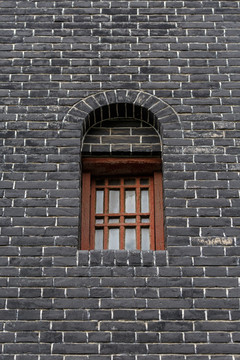 老建筑砖墙 窗户