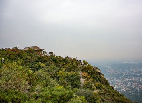 北京香山局部风光 香山秋景