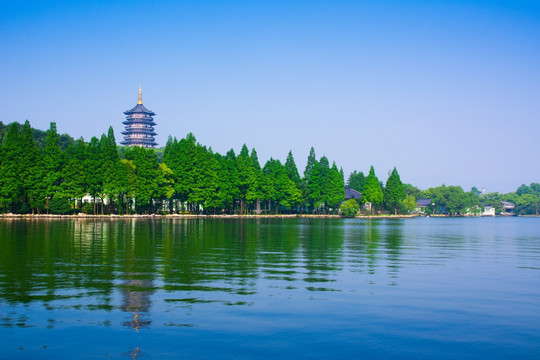 湖景
