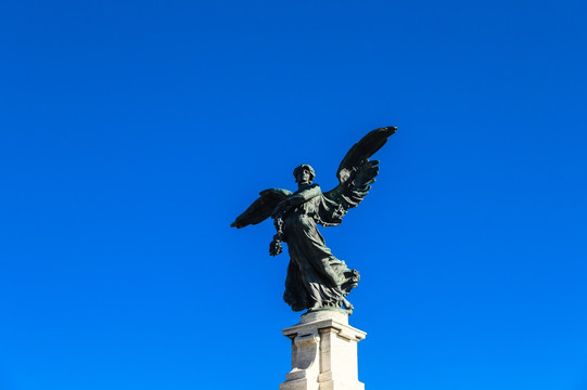 意大利罗马圣天使堡天使雕塑
