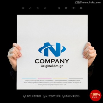 N字母logo 科技logo