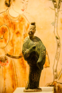 西安博物馆馆藏唐代陶俑