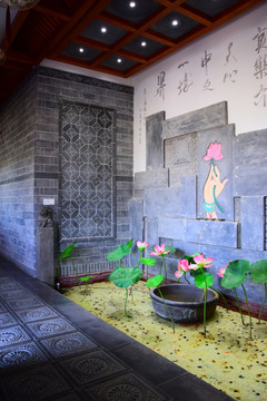 唐语禅意境砖雕艺术墙