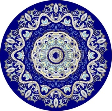 古典花纹 图案背景