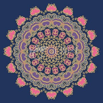 数码印花 地毯花纹
