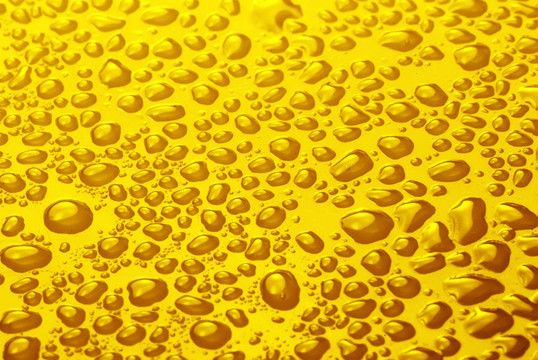 金色水滴背景