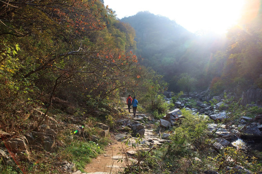 九仙山层林尽染红叶烂漫