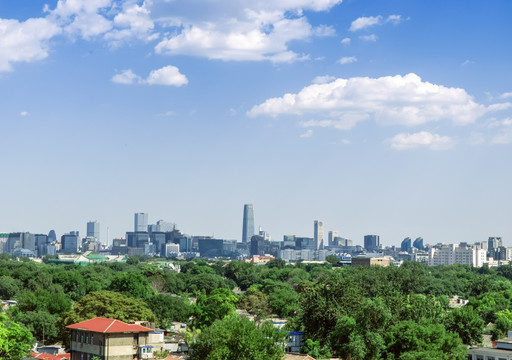 北京城市全景