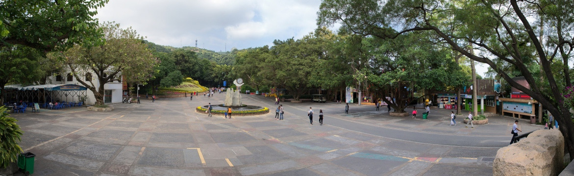 白云山风景区山顶广场