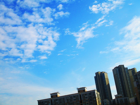 城市天空摄影 城市天空图片