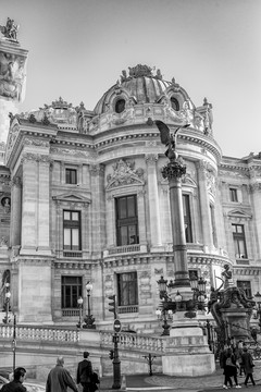 巴黎歌剧院 侧面局部