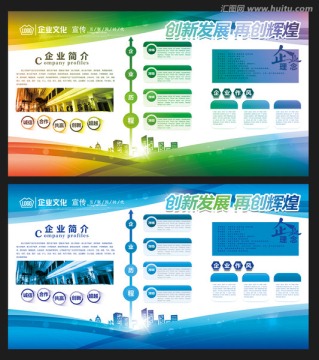 公司简介展板