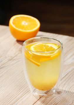 橙子柚子茶