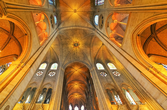 穹顶 巴黎圣母大教堂