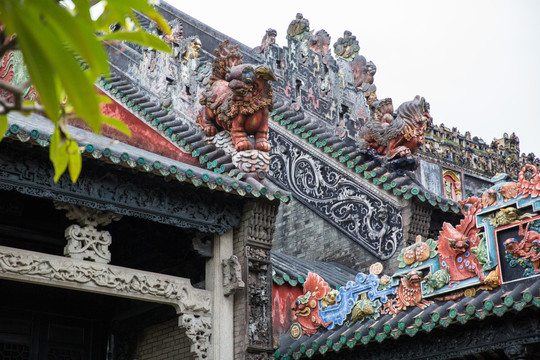 古居屋檐走兽神兽