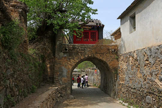 京西古村落水峪村