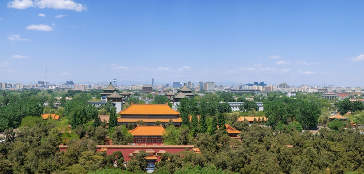 北京古城全景