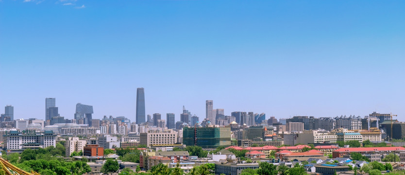 北京城市全景