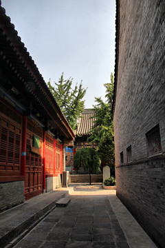 西安 卧龙禅寺 中式佛教建筑