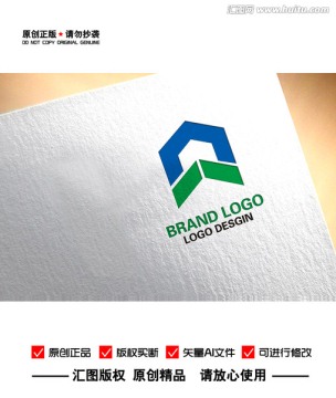 地产装饰工程建筑机构logo