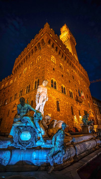 佛罗伦萨市政厅前雕塑