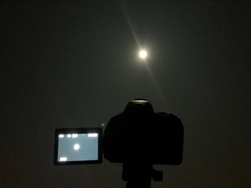 拍摄月亮