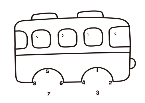 连数字 公交车