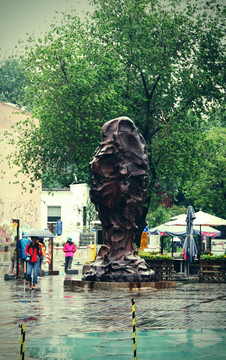 北京 艺术 798 街道雕塑