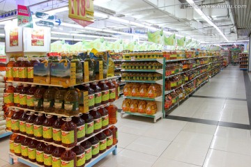 超市内景 大型超市