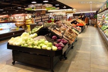 超市内景 大型超市