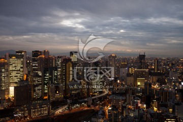 日本大阪夜景