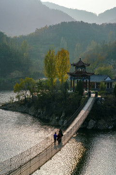 山水云水瑶秋景