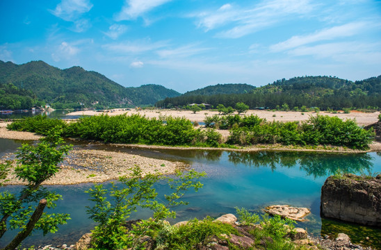 山水风光 溪涧山水