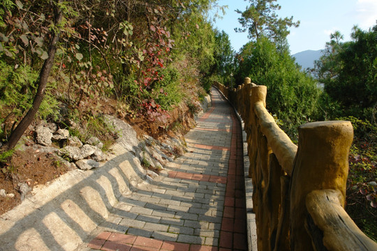 巫山文峰观健身步道