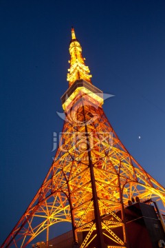 日本东京塔夜景