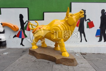 金牛 雕塑牛