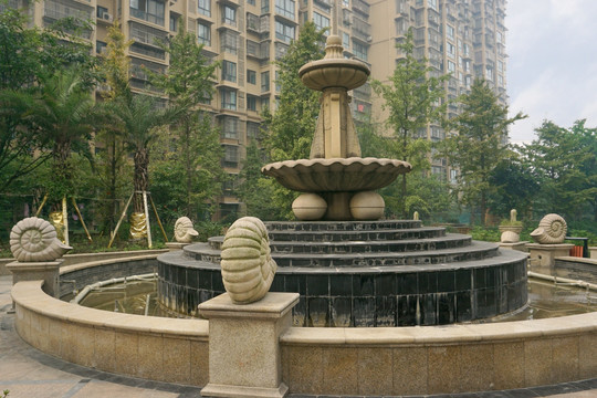 高档住宅小区 水景造景喷泉雕塑