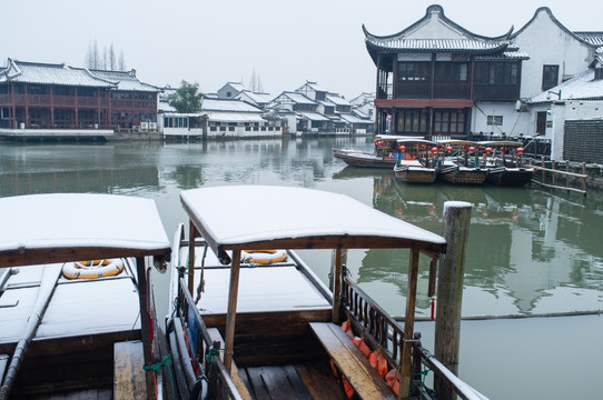 朱家角 雪景